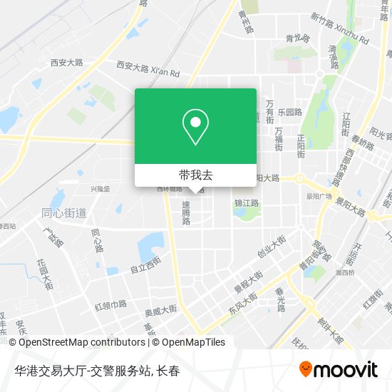 华港交易大厅-交警服务站地图