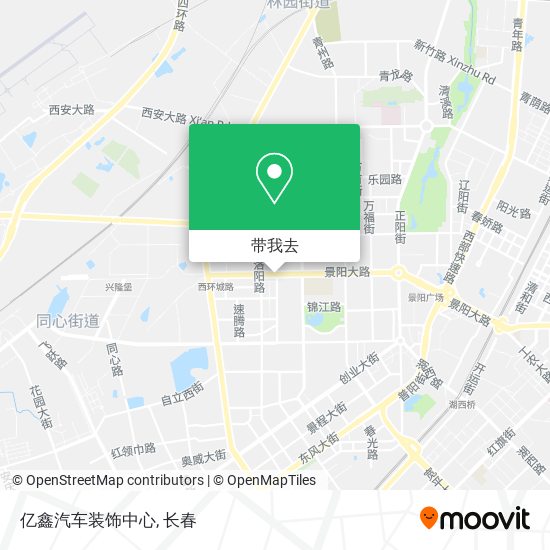 亿鑫汽车装饰中心地图