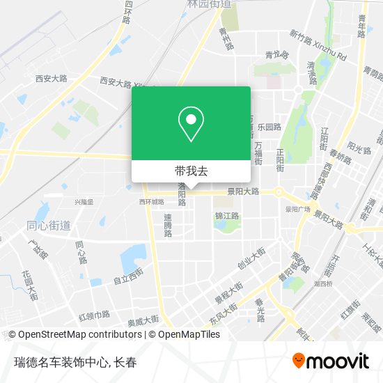 瑞德名车装饰中心地图