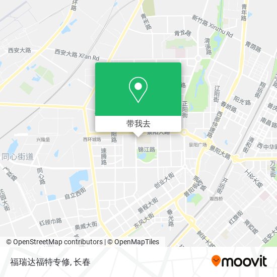 福瑞达福特专修地图
