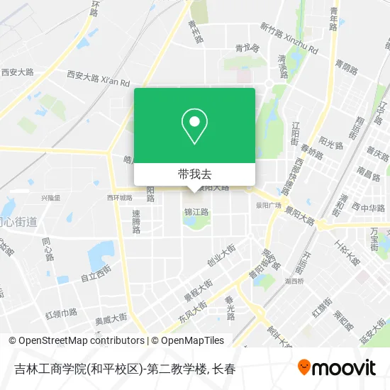 吉林工商学院(和平校区)-第二教学楼地图