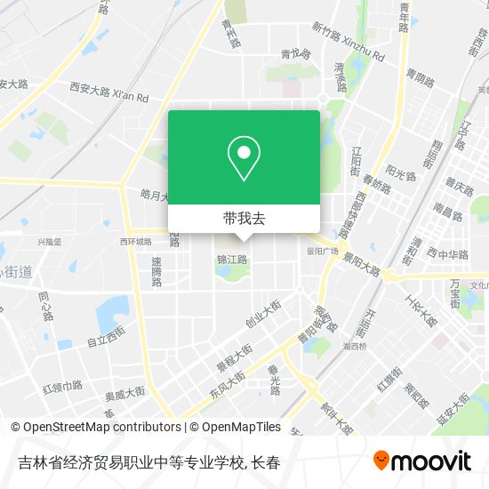 吉林省经济贸易职业中等专业学校地图