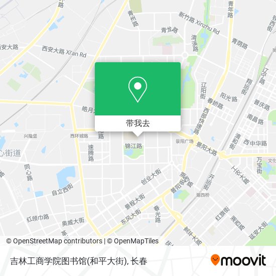 吉林工商学院图书馆(和平大街)地图