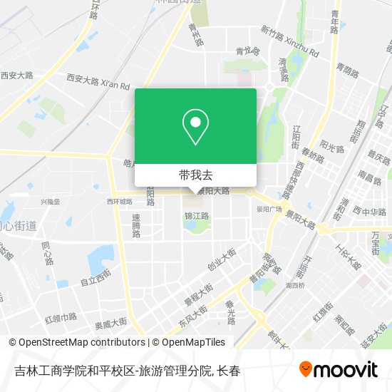 吉林工商学院和平校区-旅游管理分院地图