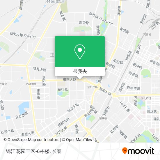 锦江花园二区-6栋楼地图