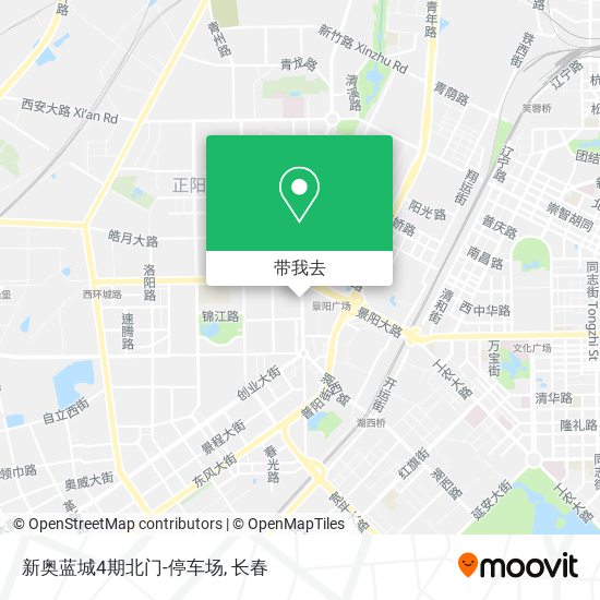 新奥蓝城4期北门-停车场地图