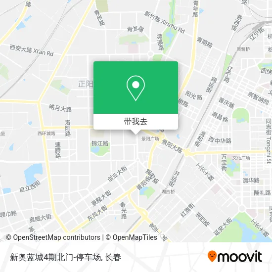 新奥蓝城4期北门-停车场地图