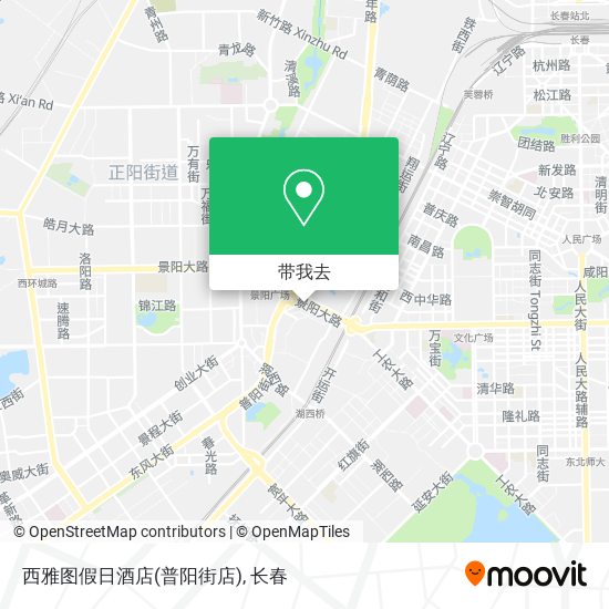 西雅图假日酒店(普阳街店)地图
