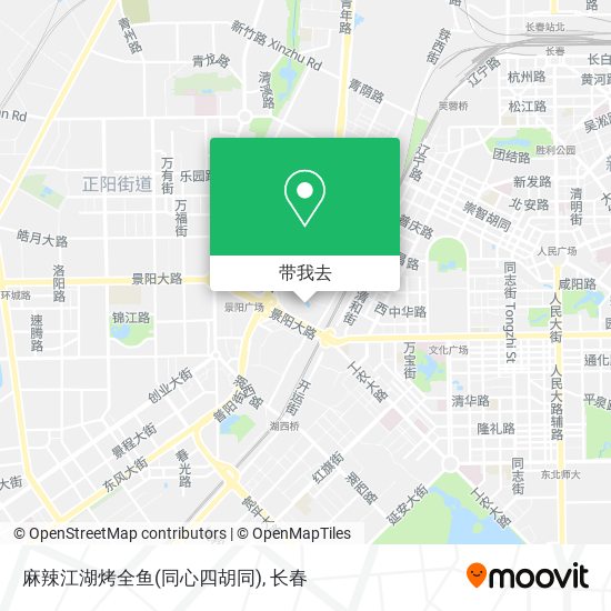 麻辣江湖烤全鱼(同心四胡同)地图