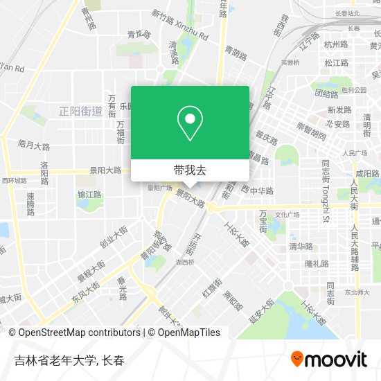 吉林省老年大学地图