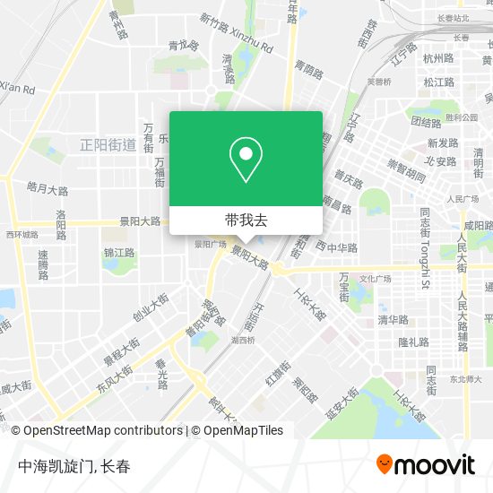 中海凯旋门地图