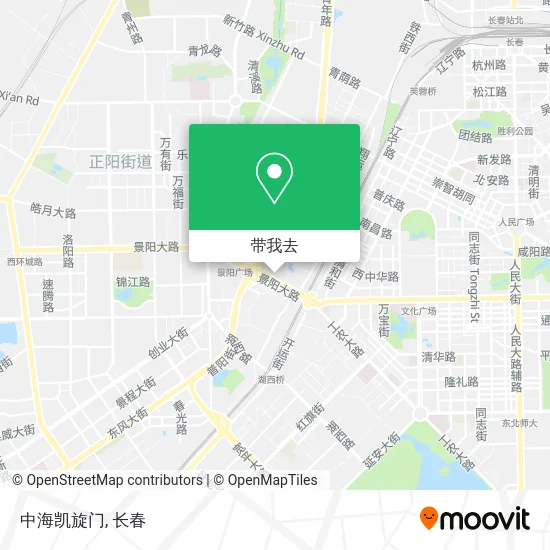 中海凯旋门地图