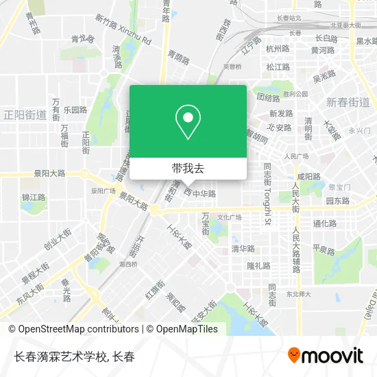 长春漪霖艺术学校地图