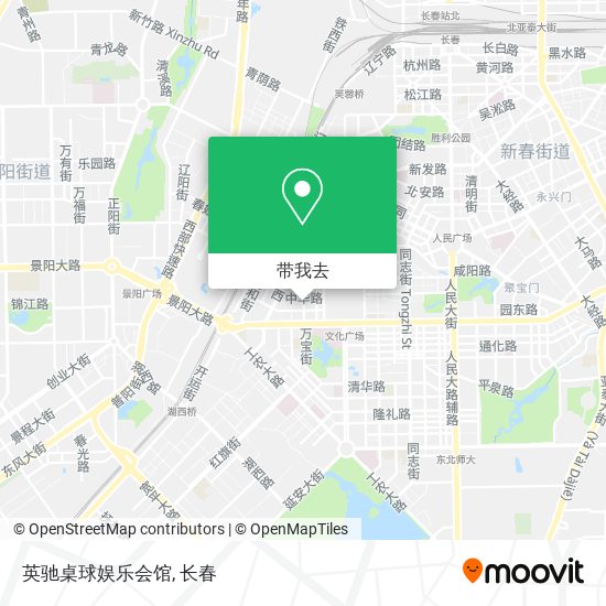 英驰桌球娱乐会馆地图