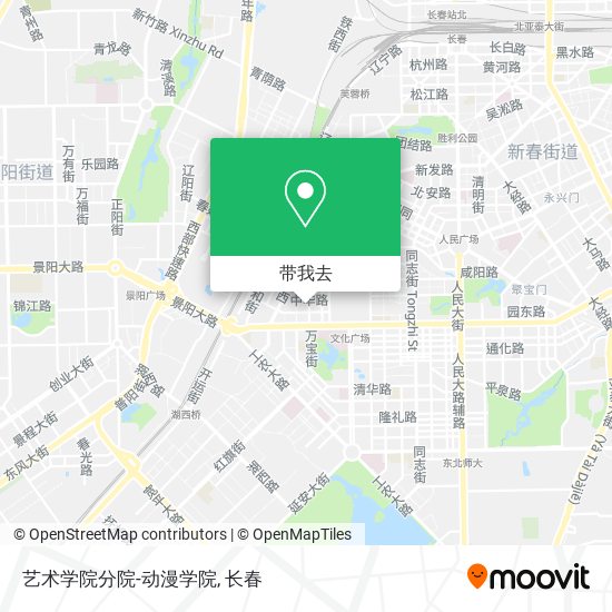 艺术学院分院-动漫学院地图