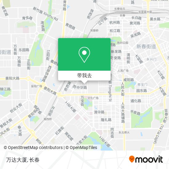 万达大厦地图
