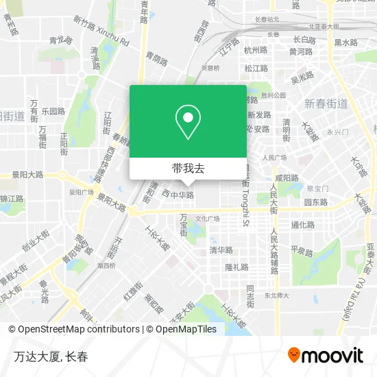 万达大厦地图