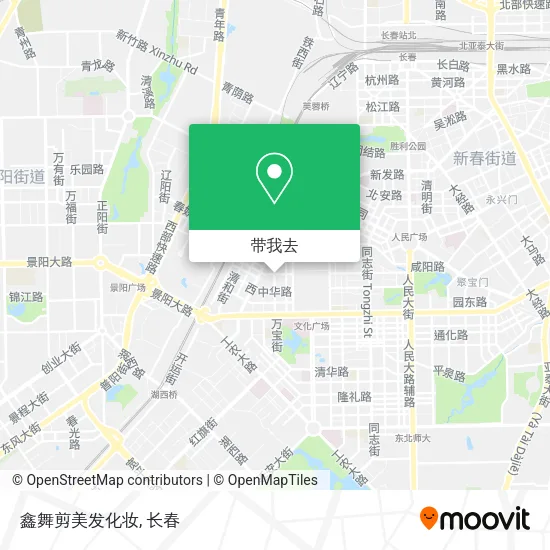 鑫舞剪美发化妆地图