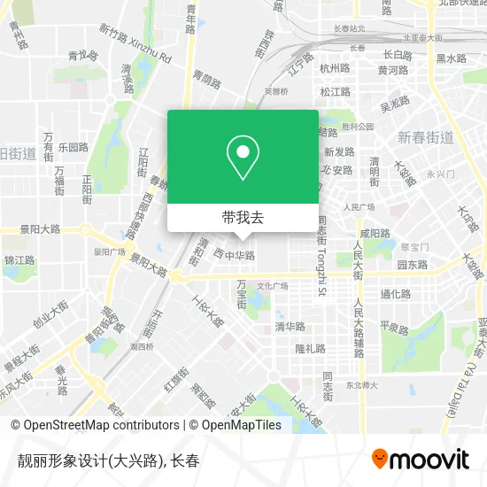 靓丽形象设计(大兴路)地图