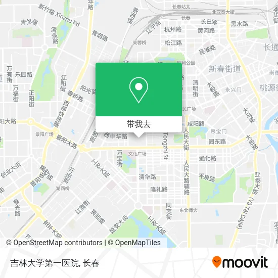 吉林大学第一医院地图