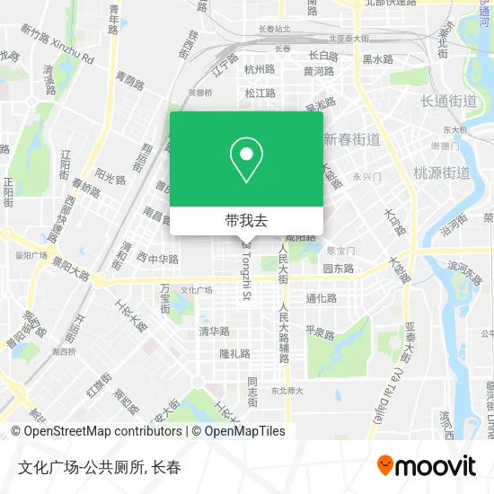 文化广场-公共厕所地图