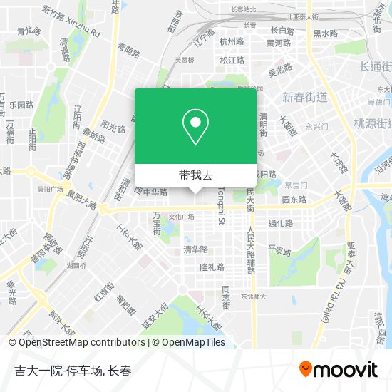 吉大一院-停车场地图