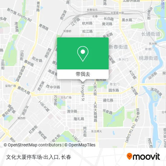 文化大厦停车场-出入口地图