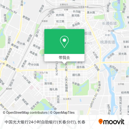 中国光大银行24小时自助银行(长春分行)地图