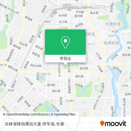 吉林省移动通信大厦-停车场地图