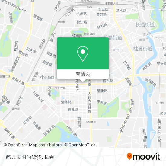 酷儿美时尚染烫地图