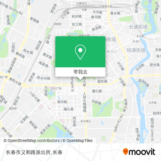 长春市义和路派出所地图