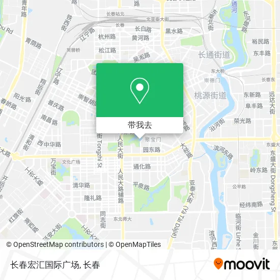 长春宏汇国际广场地图