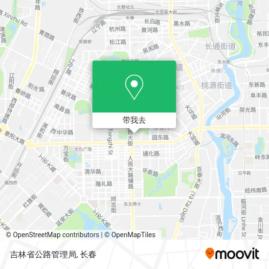 吉林省公路管理局地图