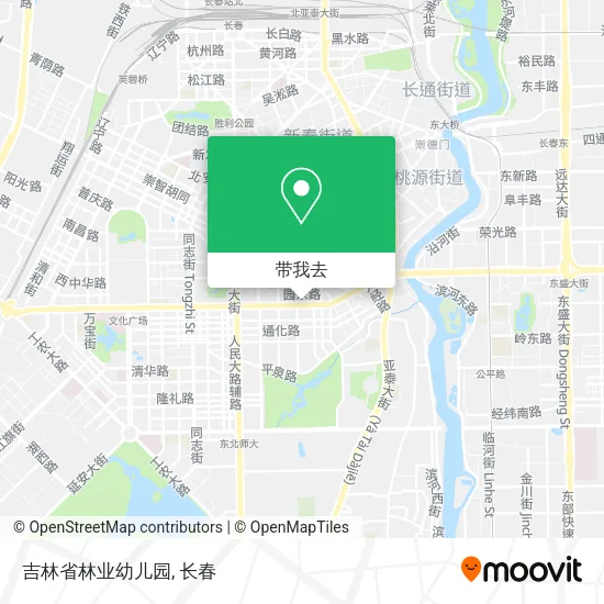 吉林省林业幼儿园地图