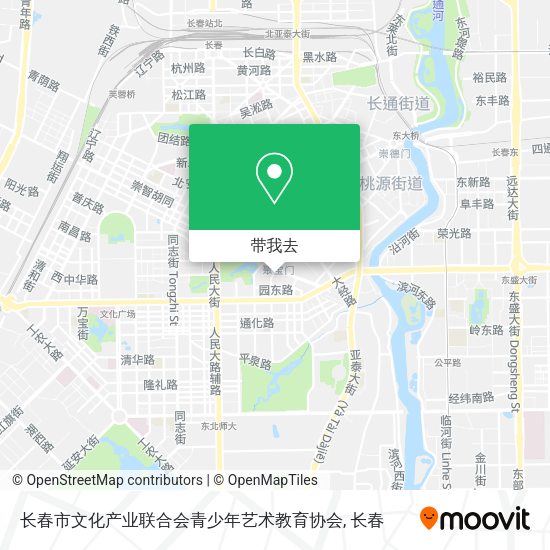 长春市文化产业联合会青少年艺术教育协会地图