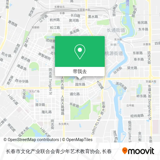 长春市文化产业联合会青少年艺术教育协会地图