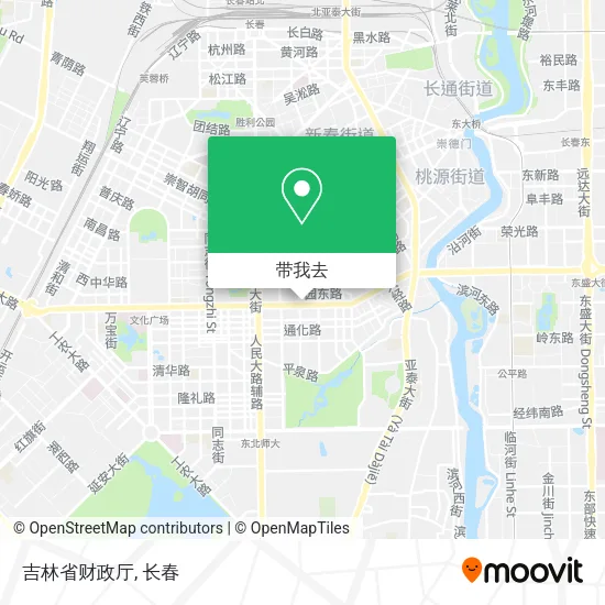 吉林省财政厅地图