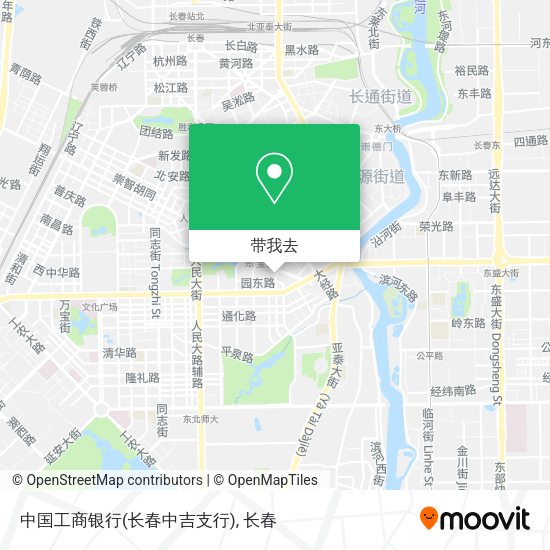 中国工商银行(长春中吉支行)地图