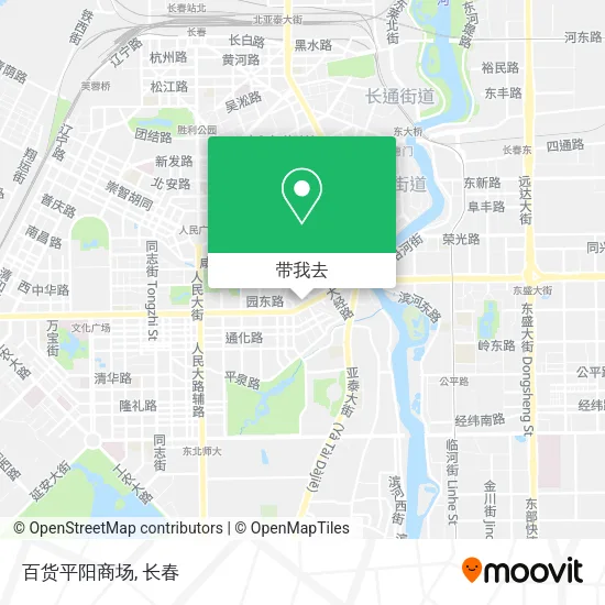 百货平阳商场地图
