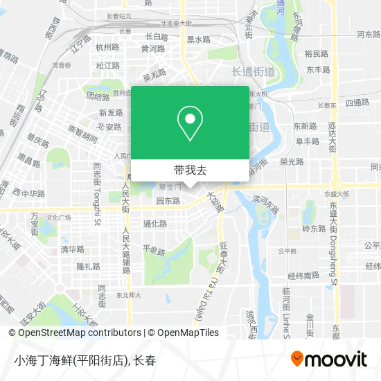 小海丁海鲜(平阳街店)地图