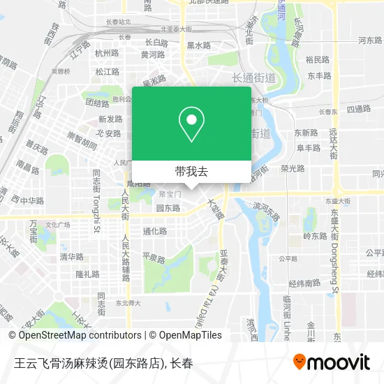 王云飞骨汤麻辣烫(园东路店)地图