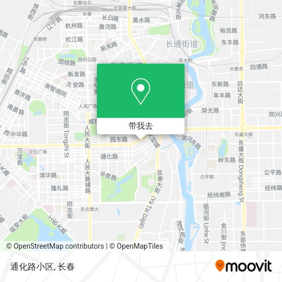 通化路小区地图