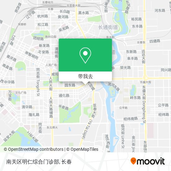 南关区明仁综合门诊部地图