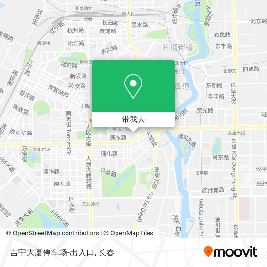 吉宇大厦停车场-出入口地图