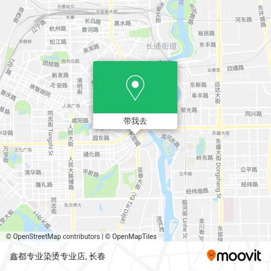 鑫都专业染烫专业店地图