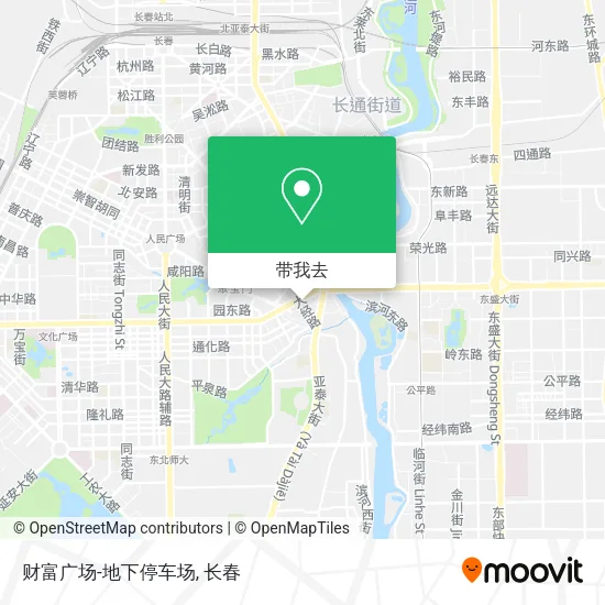 财富广场-地下停车场地图