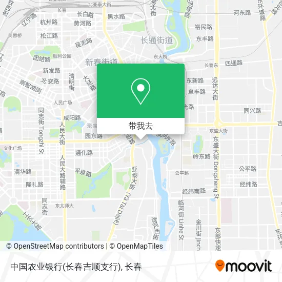 中国农业银行(长春吉顺支行)地图