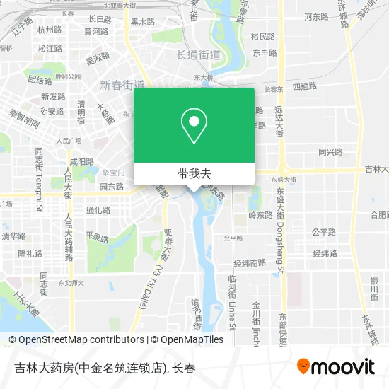吉林大药房(中金名筑连锁店)地图