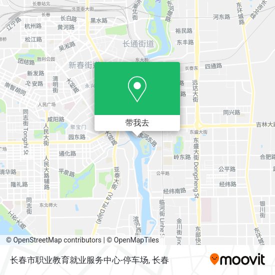 长春市职业教育就业服务中心-停车场地图
