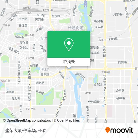 盛荣大厦-停车场地图